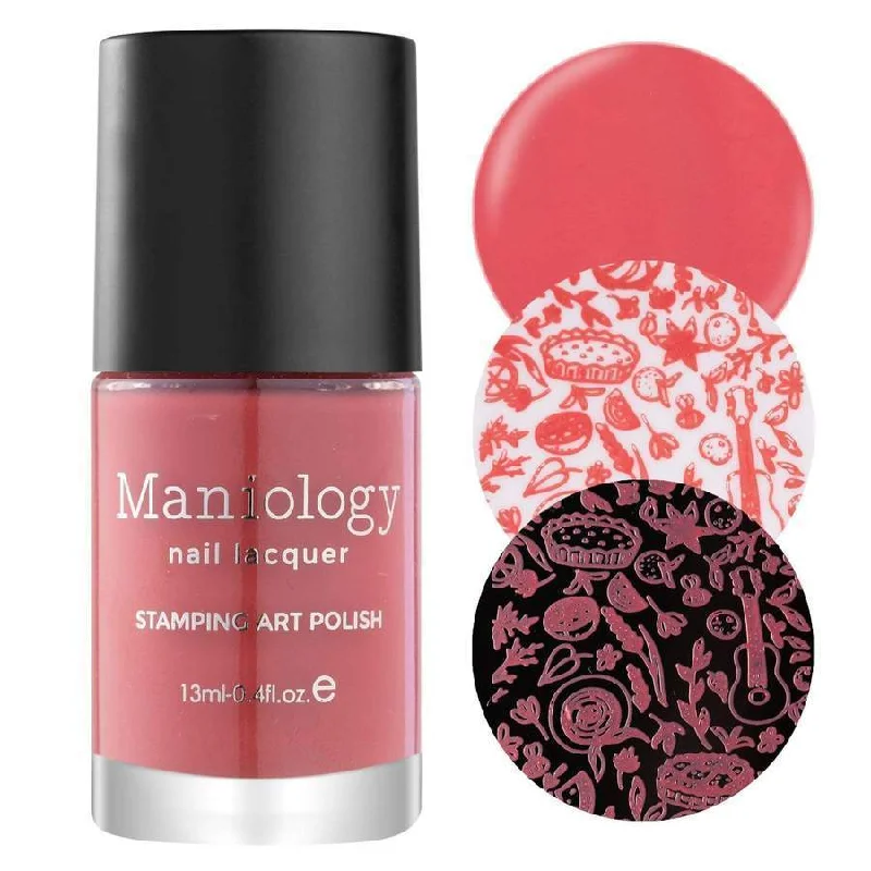 Ombre nail varnish-Maniology - Stamping Nail Polish - Watermelon