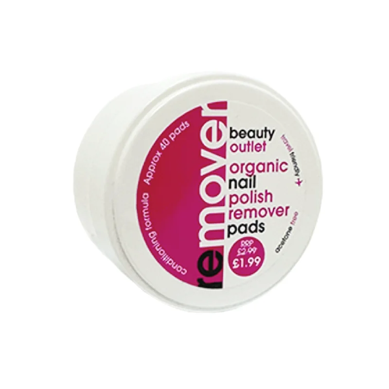 Protective nail base coat-Beauty Outlet Organic Nail Polish Remover Pads