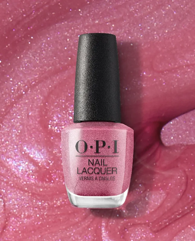 Plant-based nail polish-OPI NAIL LACQUER - NLS45 - NOT SO BORA-BORA-ING PINK