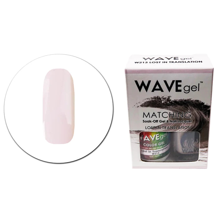 Mini nail polish bottles-WAVE GEL MATCHING SET #213 - Lost in Translation