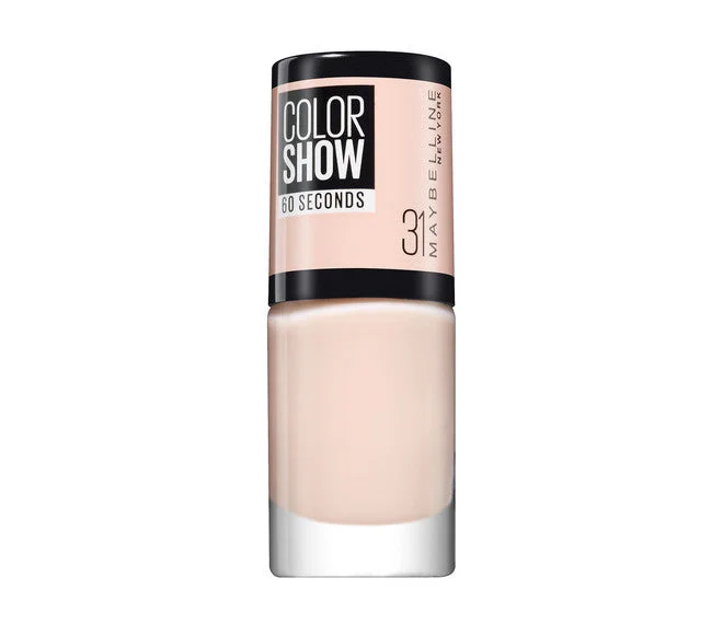 Smooth nail gel finish-Maybelline Color Show 60 Seconds Nail Polish 31 Peach Pie