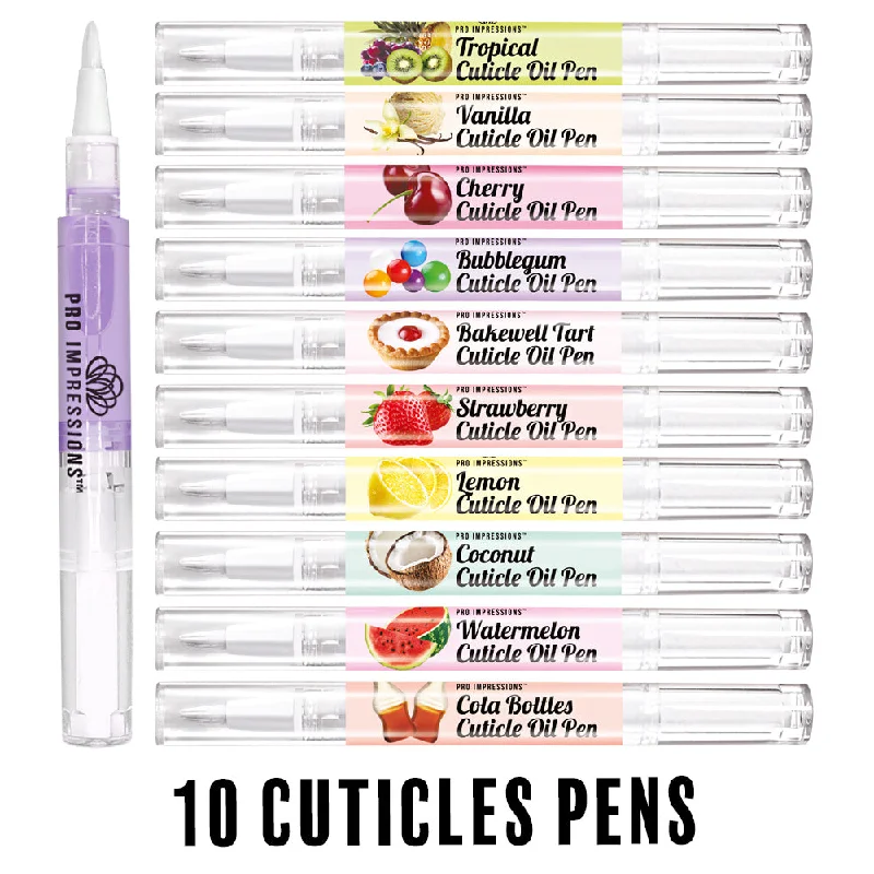 Quick-dry nail sealant-Cuticle Oil Pen Collection - 10 Pens