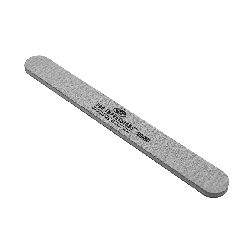 Premium nail dip powder-Straight Nail File - 80/80 Grit