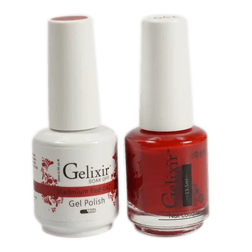 Moisturizing nail balm-GELIXIR GEL COLOR  - GLX042 - Duo Gel & Polish 0.5oz