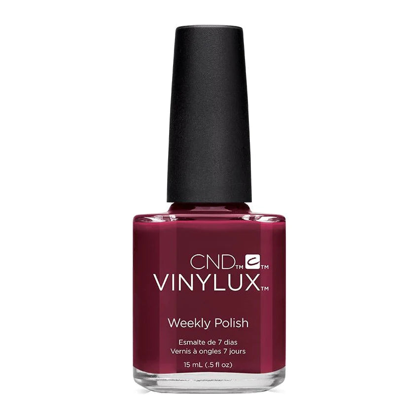 Glitter nail top coat-CND VINYLUX - #106 Bloodline