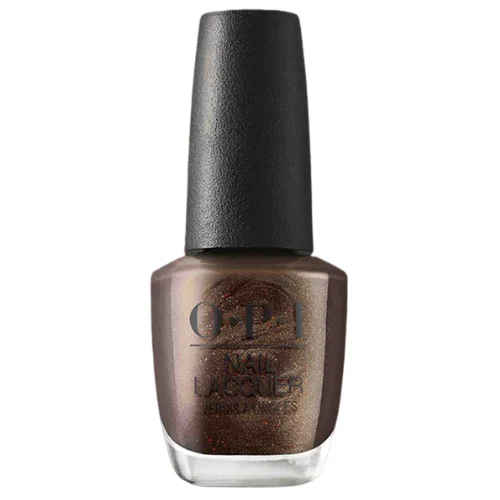 Glitter nail polish finish-OPI Polish Q03 Hot Toddy Naughty