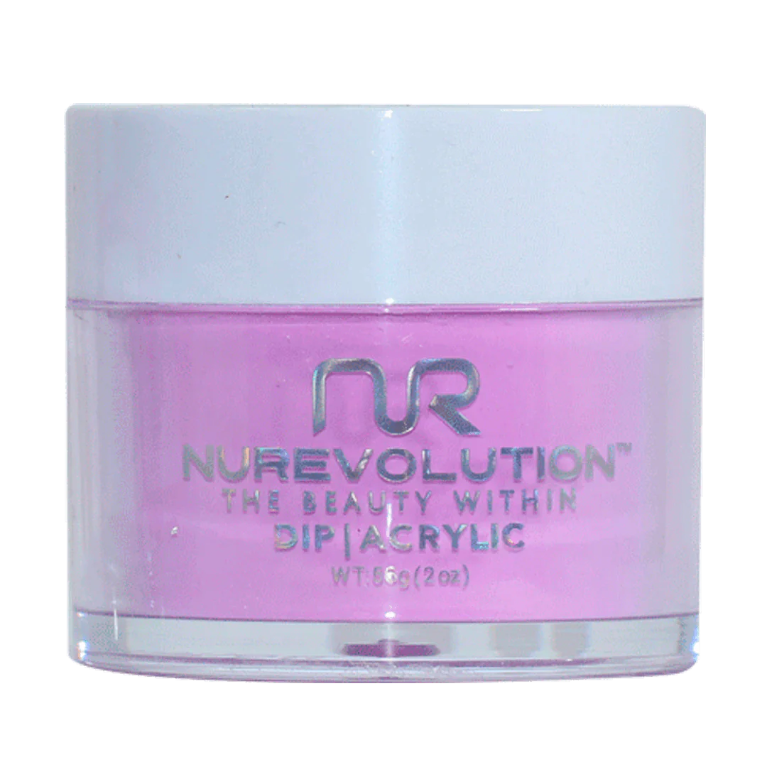 Organic nail polish remover-NuRevolution Trio Dip/Acrylic Powder 015 Doll House