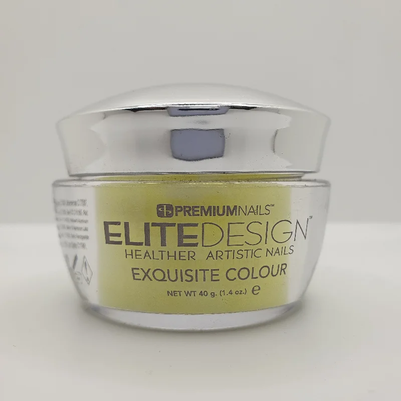 Glittery nail gel finish-PREM ED194 ELITE DESIGN VIVID GLITZ-YELLOW