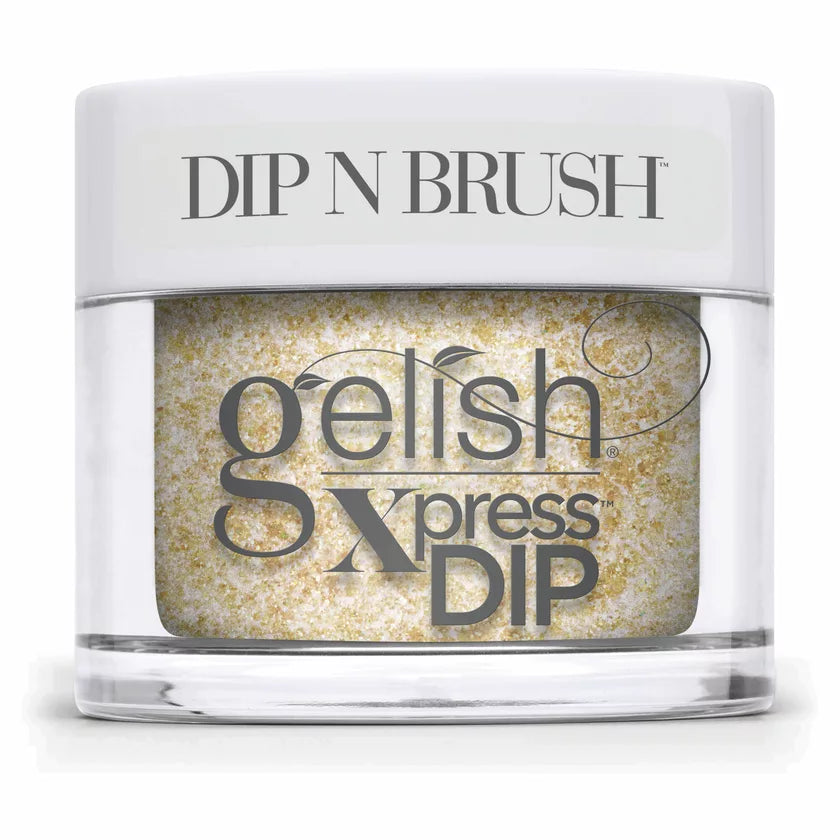 Salon-quality nail dip-GELISH Dip & Brush - 947 All That Glitters - 1.5oz