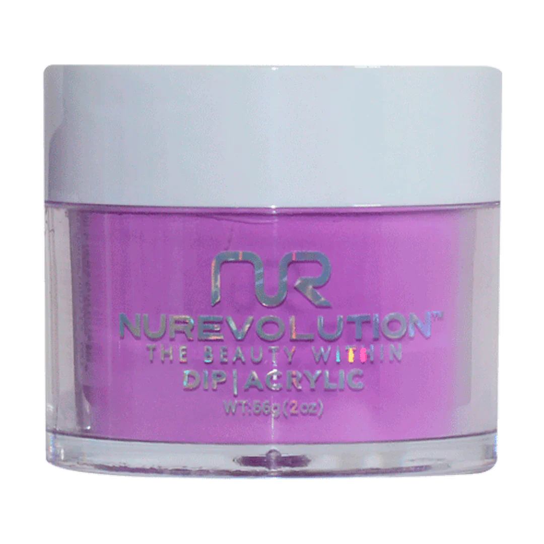 Portable nail polish case-NuRevolution Trio Dip/Acrylic Powder 093 Grape Escape