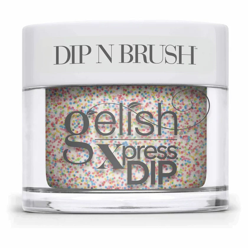 Fast-dry nail polish spray-GELISH Dip & Brush - 952 Lots Of Dots - 1.5oz