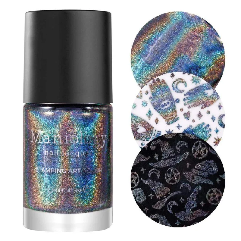 Sparkle nail art gems-Maniology - Stamping Nail Polish - Black Magick