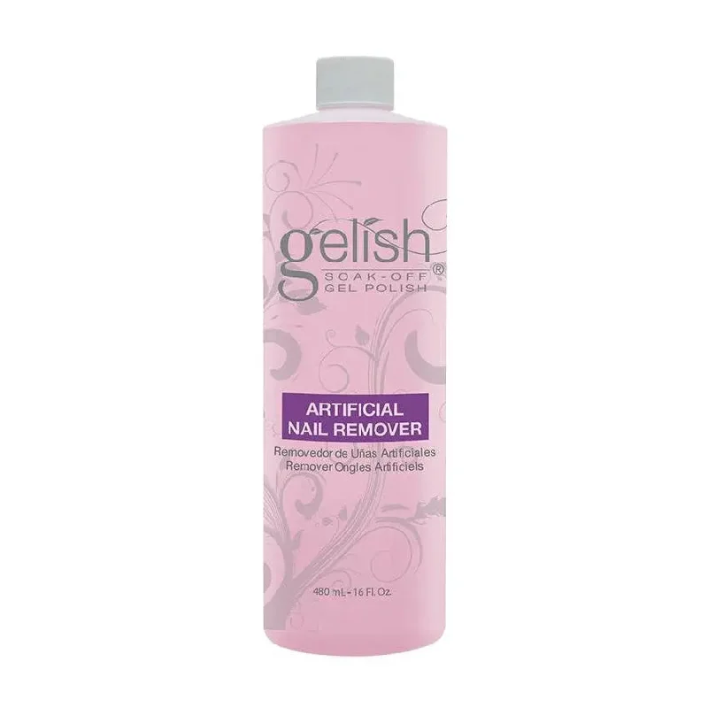 Compact nail polish holder-Gelish Artificial Nail Remover 16 oz.