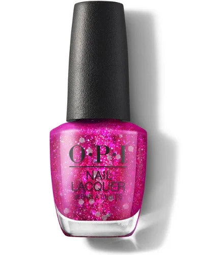 Satin nail gel topcoat-OPI Polish P15 I Pink It's Snowing