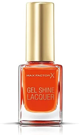 Gel nail polish remover kits-Max Factor Gel Shine Lacquer Nail Polish 20 Vivid Vermilliion