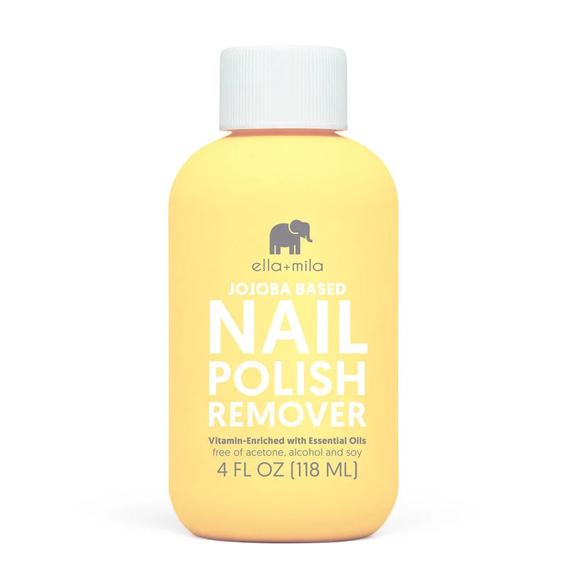 Shiny nail gel top coat-ella+mila - Jojoba Nail Polish Remover - 4 oz