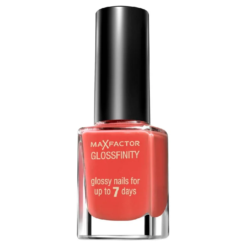 Satin finish nail varnish-Max Factor Glossfinity Nail Polish 75 Flushed Rose