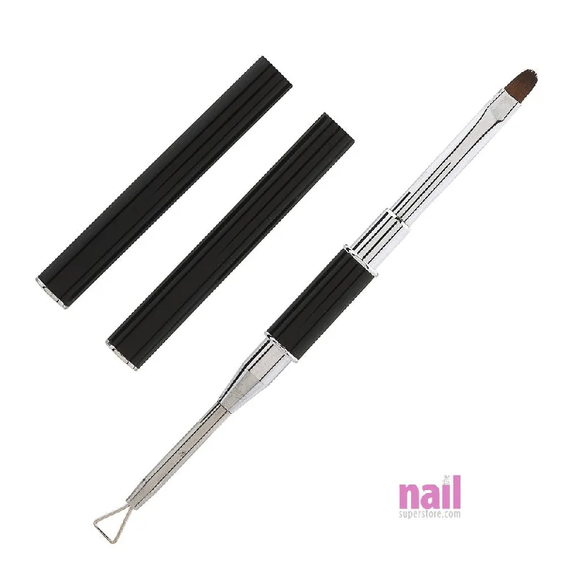 Gel nail polish starter kit-2-in-1 Gel Brush & Remover Tool | Brush On & Scrap Off Fast & Easy - Each