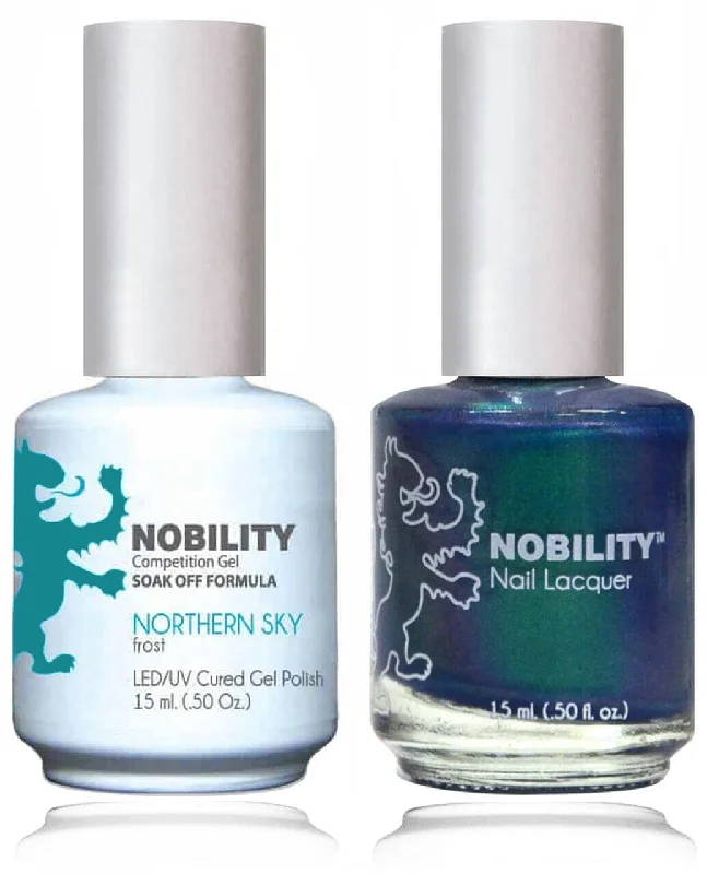 Salon-quality nail dip-NBCS050 - NOBILITY GEL POLISH & NAIL LACQUER - NORTHERN SKY 0.5oz