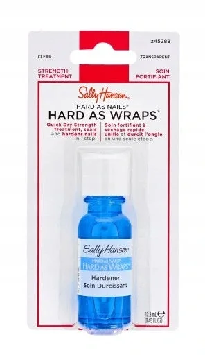 Bold nail polish colors-Sally Hansen Hard As Wraps Nail Hardener Treatment Clear