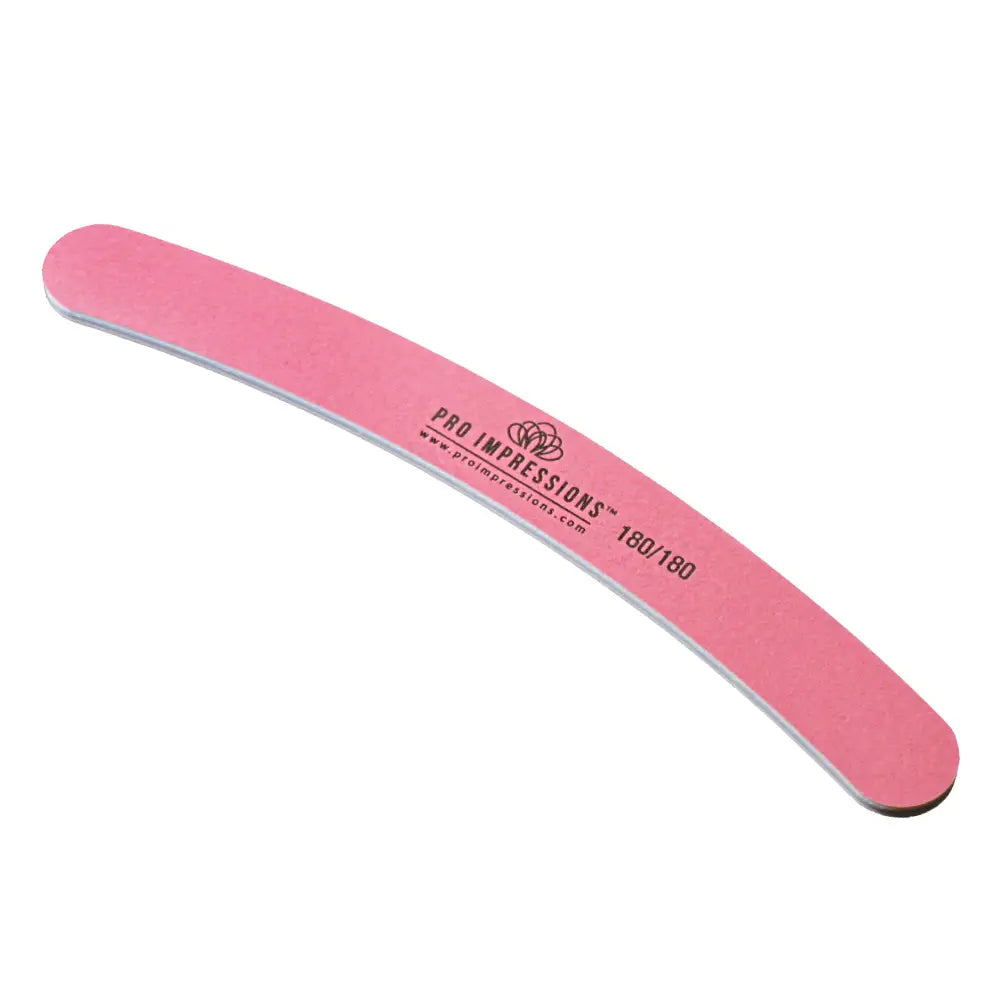 Glittery nail art stickers-Boomerang Nail File - 180/180 Grit