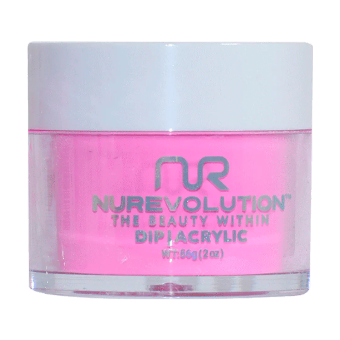 Anti-fade nail topper-NuRevolution Trio Dip/Acrylic Powder 034 Love Letter