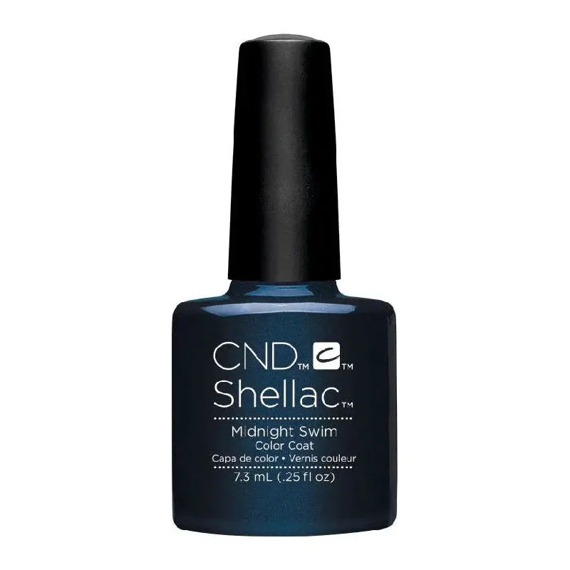 Moisturizing nail cuticle oil-CND Shellac Midnight Swim 131