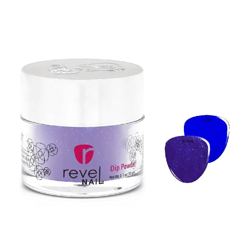 High-shine nail gloss-GC10 Glimmer Blue Glitter Dip Powder