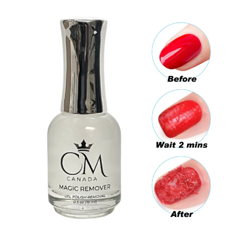 Gel nail polish remover-Magic Gel Polish Remover | 0.5 Oz | CM Canada®