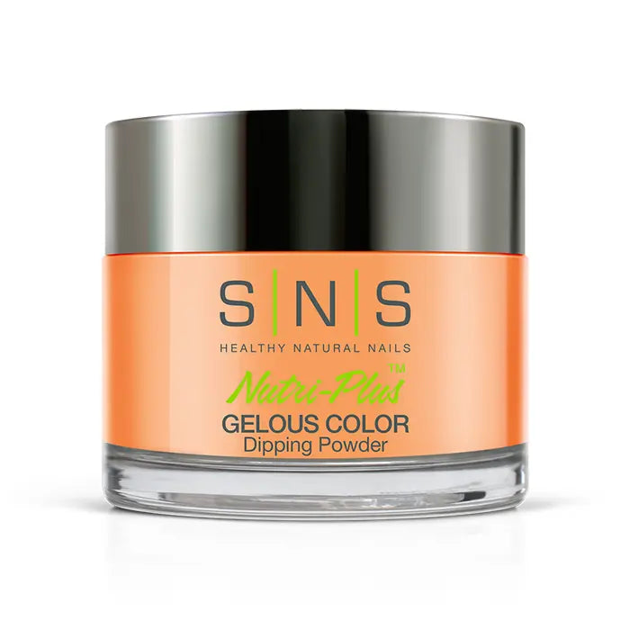 Non-damaging nail adhesive-SNS Powder - Mandarin Orange - GC034