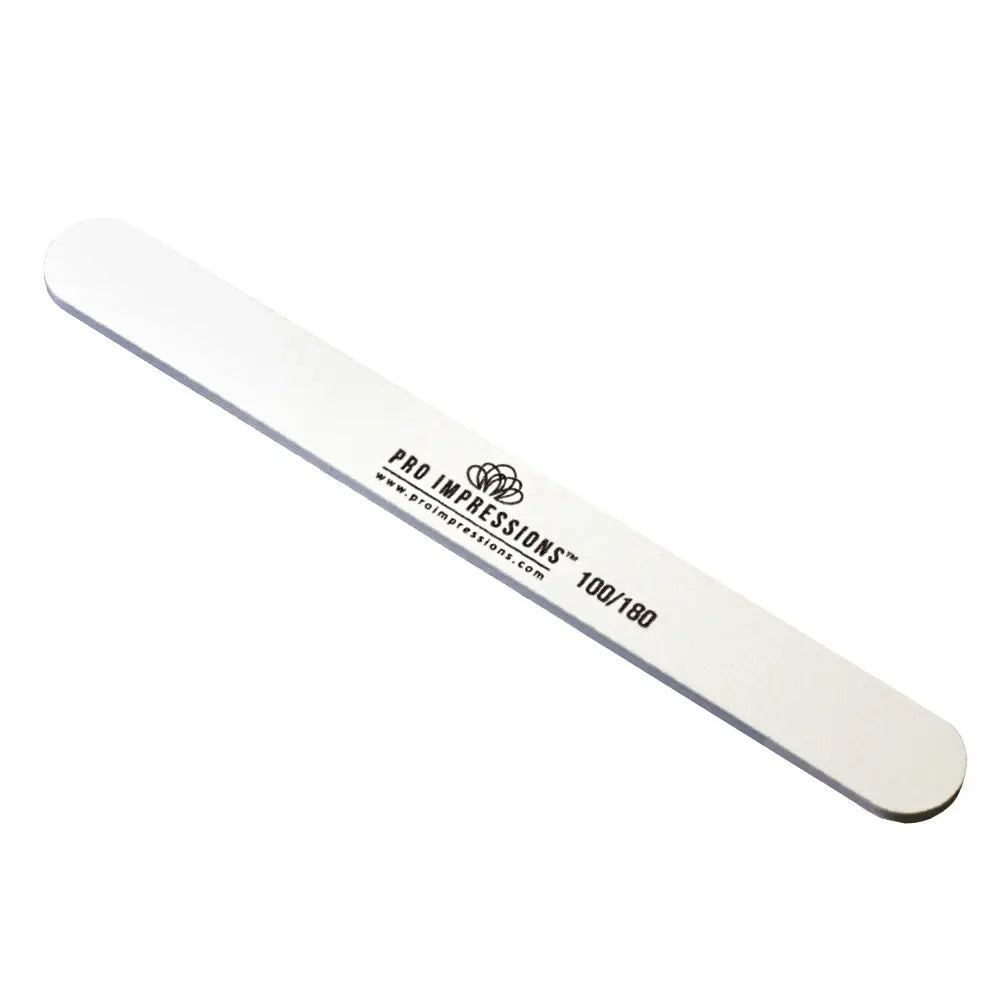 Strong-hold nail glue-Straight Nail File - 100/180 Grit