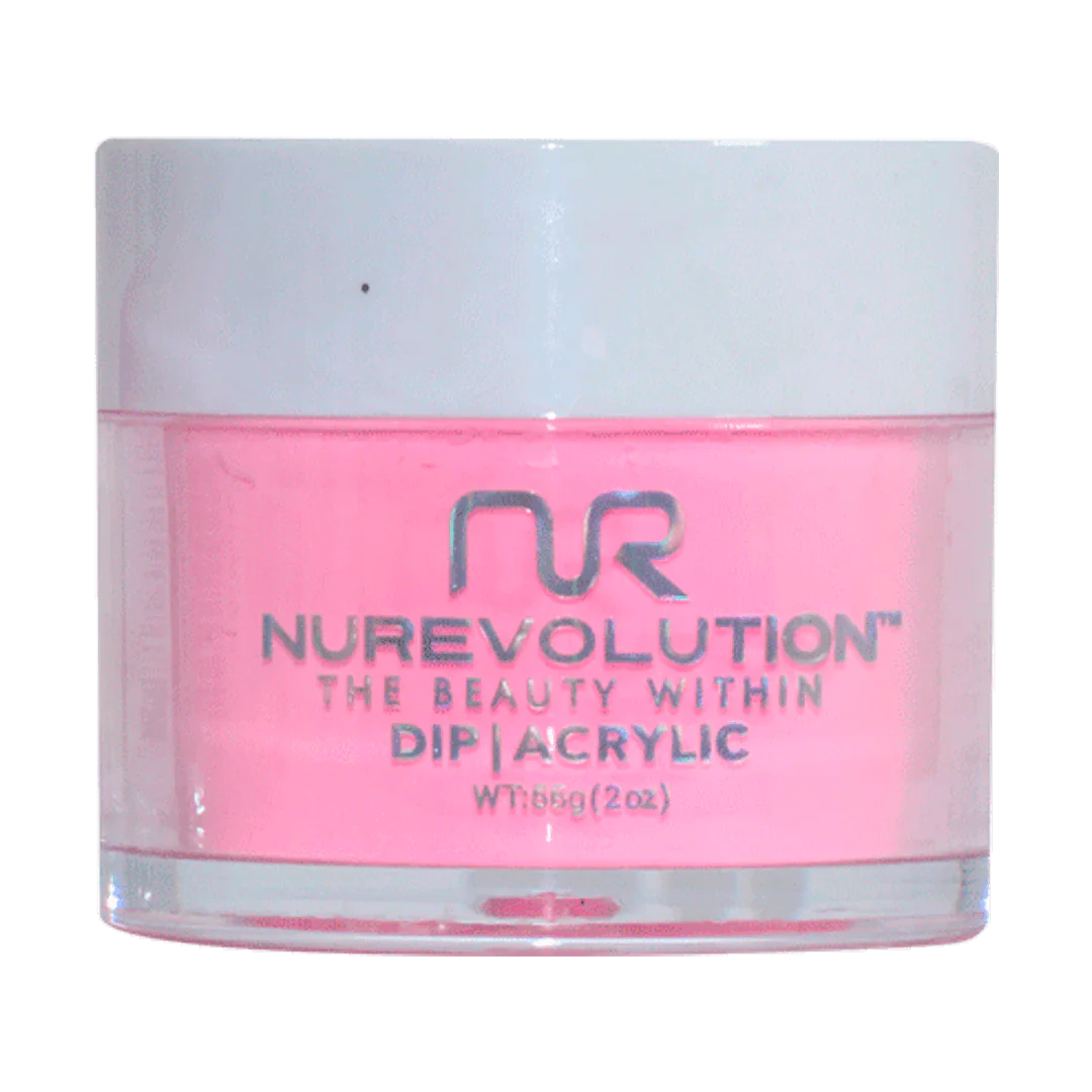 Strengthening nail sealant-NuRevolution Trio Dip/Acrylic Powder 028 Pretty Please