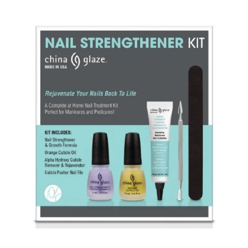 Smooth nail gel finish-China Glaze - Nail Strengthener Kit