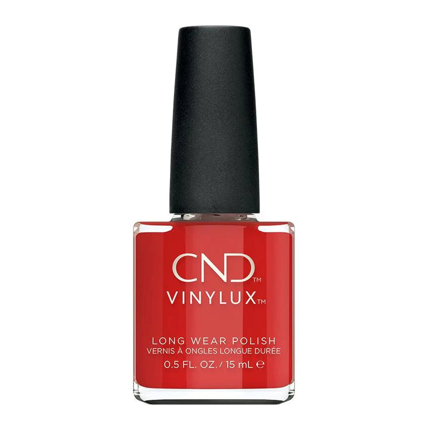 Quick-dry nail topper-CND VINYLUX - Devil Red #364