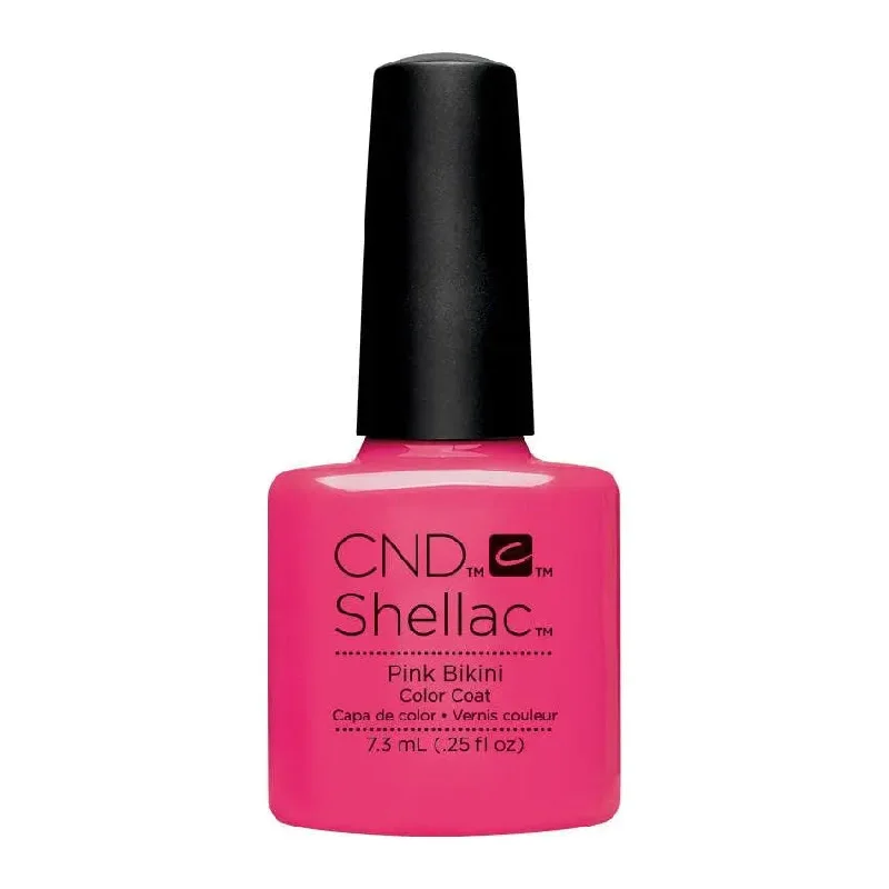 Strong-hold nail glue-CND Shellac Pink Bikini 134