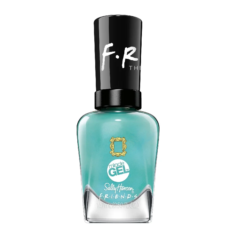 Gentle nail polish remover-Sally Hansen Miracle Gel Friend Collection Nail Polish 886 The One With The Teal