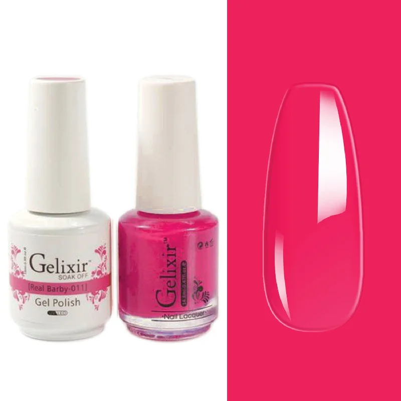 Chip-resistant nail varnish-GELIXIR GEL COLOR  - GLX011 - Duo Gel & Polish 0.5oz