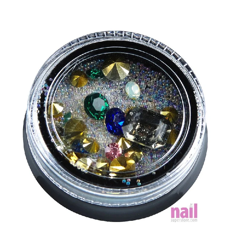 Quick-cure nail top coat-Zircon Nail Art Rhinestones | Pack #31 - Pack