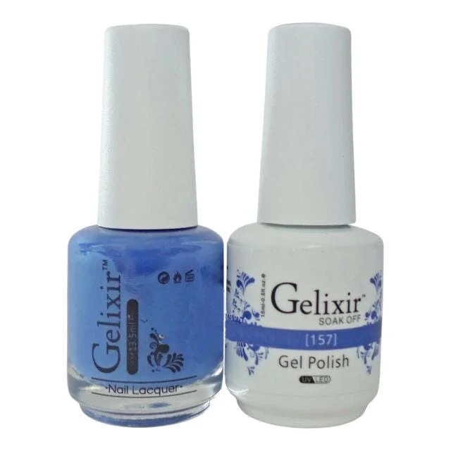 Protective nail strengthener-GELIXIR GEL COLOR  - GLX157 - Duo Gel & Polish 0.5oz