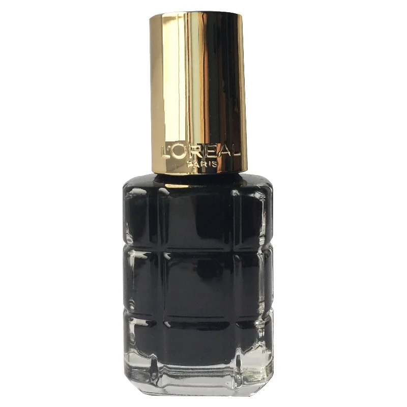 Bold nail polish colors-L'Oreal Color Riche Nail Polish 674 Noir Noir