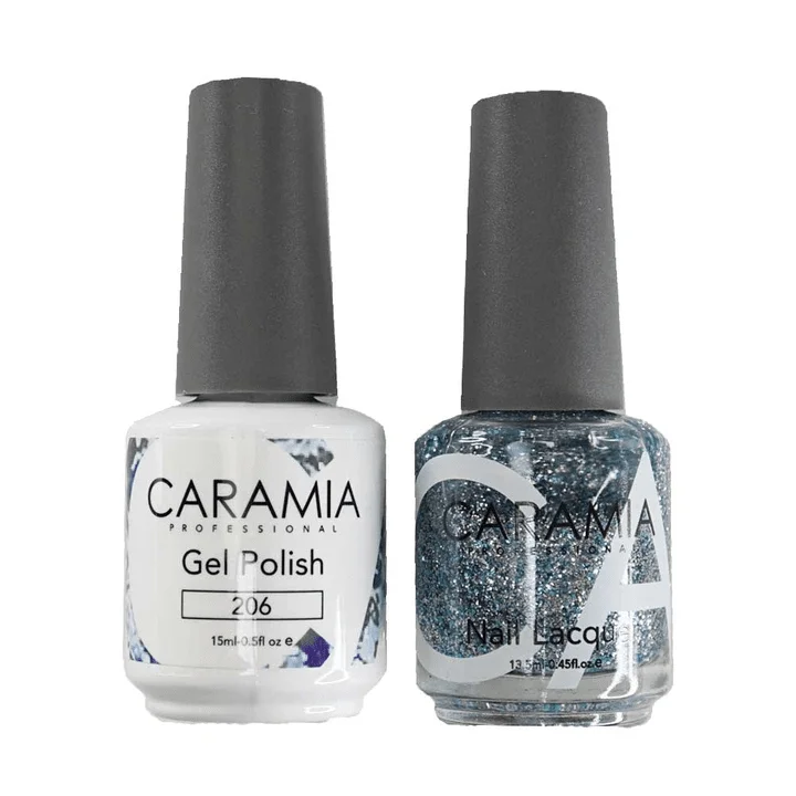 Matte finish nail varnish-CARAMIA206 - CARAMIA SOAK OFF GEL POLISH #206