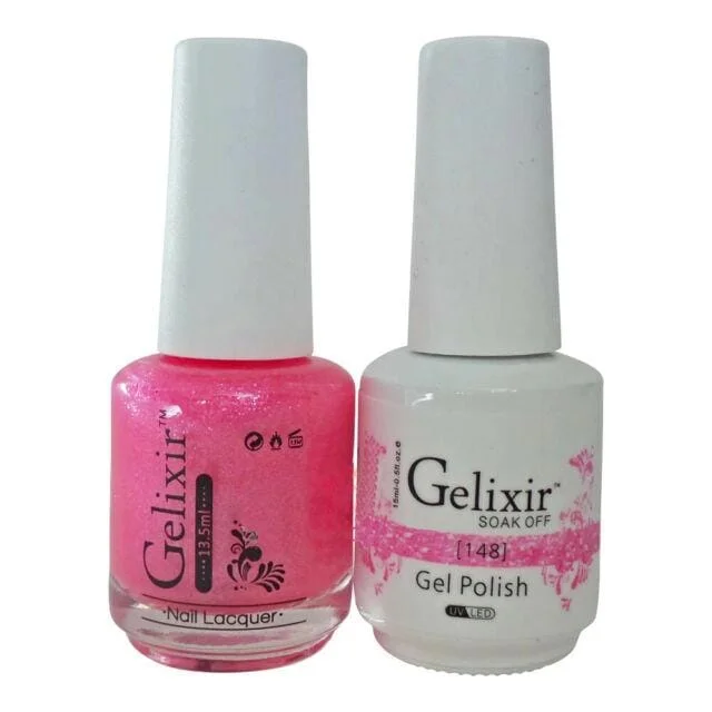 UV-resistant gel kits-GELIXIR GEL COLOR  - GLX148 - Duo Gel & Polish 0.5oz