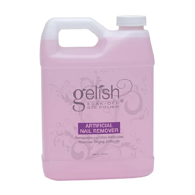 Smooth nail polish topper-Gelish Artificial Nail Remover 32 oz.