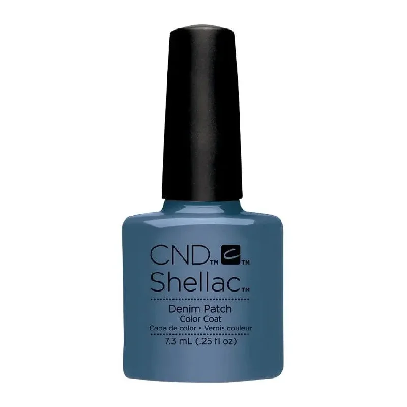 Salon-grade nail acrylic-CND Shellac Denim Patch 226