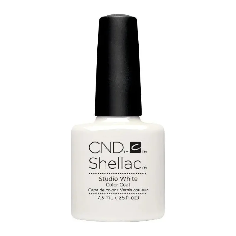 UV-resistant nail gel-CND Shellac Studio White 151