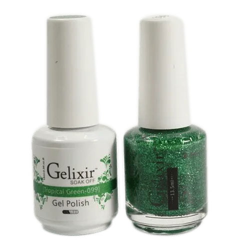 Bright nail polish tones-GELIXIR GEL COLOR  - GLX099 - Duo Gel & Polish 0.5oz