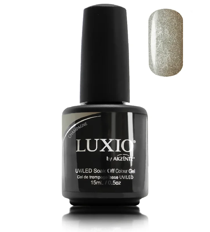 Portable nail polish case-Luxio Champagne (Sparkle), Gel Polish