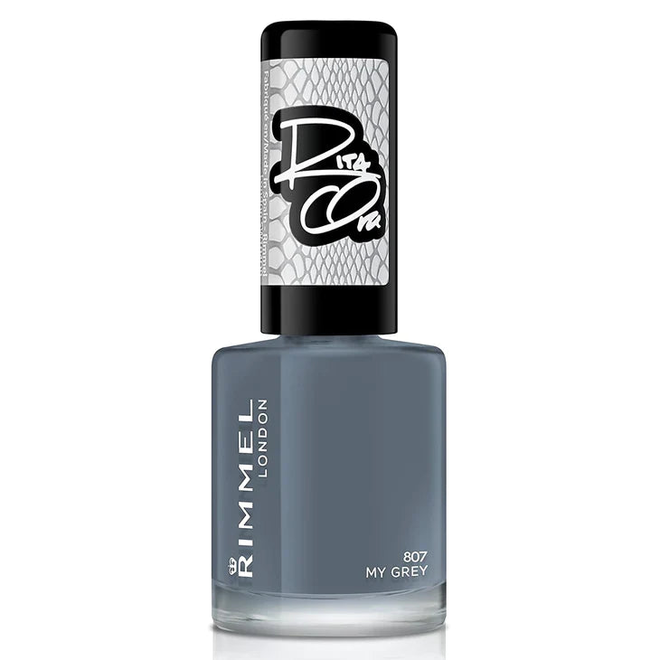 Anti-fade nail topper-Rimmel London Rita Ora Nail Polish 807 My Green