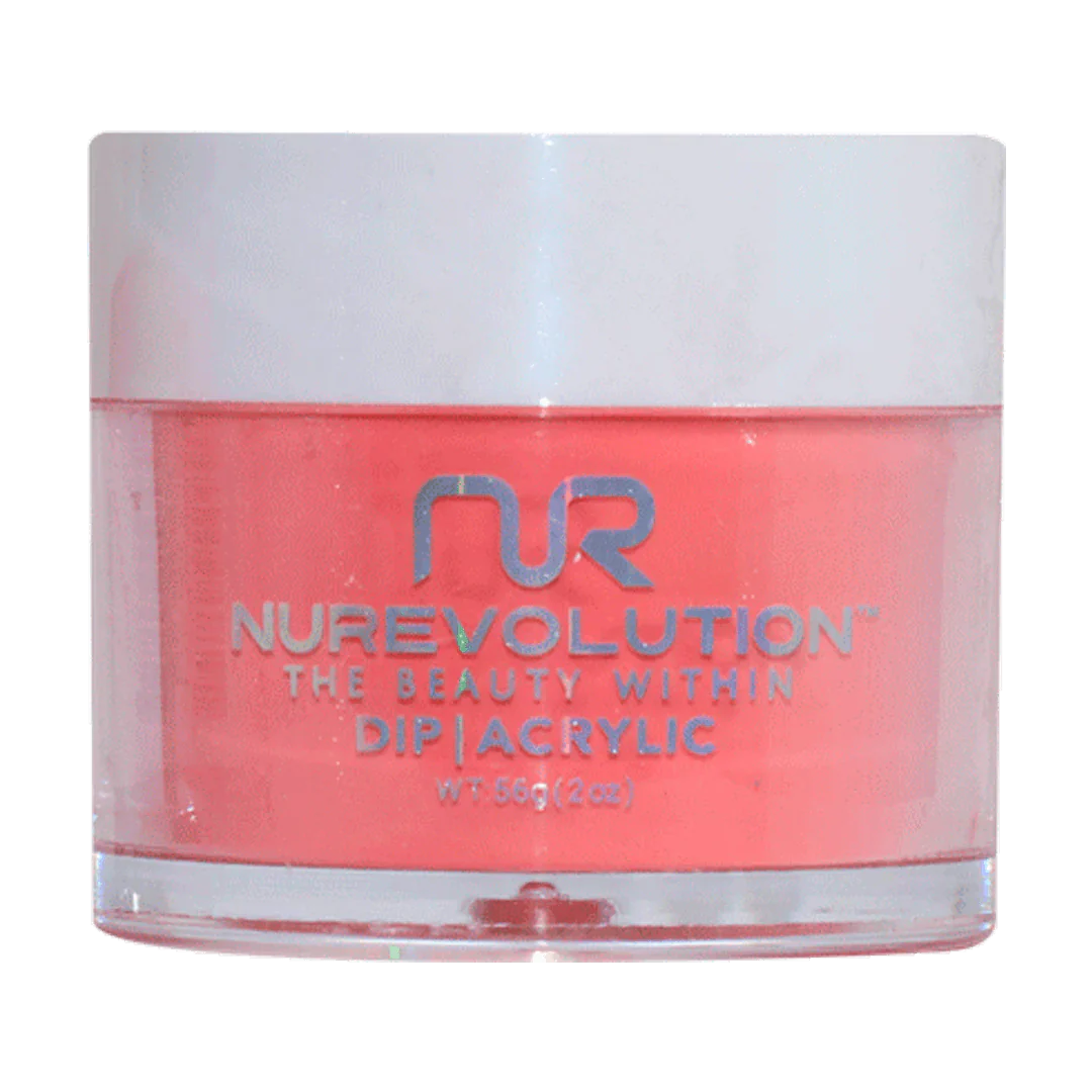 Quick-dry nail polish spray-NuRevolution Trio Dip/Acrylic Powder 045 Red Carpet