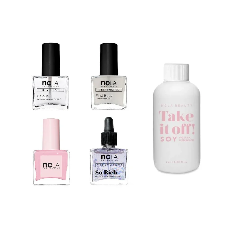 Satin finish nail varnish-Nail Care Set - NCLA At-Home Mani Kit 3